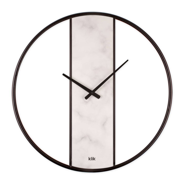 Wallity Demre - White Marble Reloj de Pared Decorativo Wallity Demre - White Marble Reloj de Pared Decorativo
